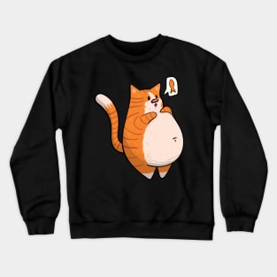 Ginger Chonky Cat Crewneck Sweatshirt